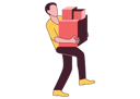 پیش‌نمایش فایل man-holding-gifts-5415335 از پک خرید