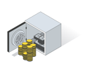 پیش‌نمایش فایل bank-locker-5424096 از پک پول دیجیتال