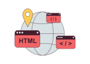 پیش‌نمایش فایل web-development-5415428 از پک توسعه وب