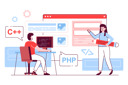 پیش‌نمایش فایل male-and-female-web-developer-5425556 از پک فعالیت افراد