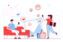 پیش‌نمایش فایل social-media-network-5425565 از پک فعالیت افراد