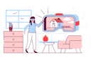 پیش‌نمایش فایل woman-using-vr-headset-5425567 از پک فعالیت افراد