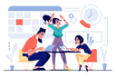 پیش‌نمایش فایل worried-and-tired-employees-working-on-laptop-5424954 از پک حرفه