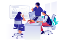 پیش‌نمایش فایل business-team-discussing-on-data-research-5756452 از پک مجموعه متنوع