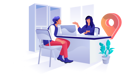 پیش‌نمایش فایل man-chooses-tour-for-trip-and-consults-with-travel-agency-5756461 از پک مجموعه متنوع