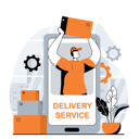 پیش‌نمایش فایل online-delivery-service-5769300 از پک تحویل
