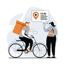 پیش‌نمایش فایل woman-saying-delivery-time-to-delivery-boy-5769302 از پک تحویل