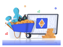 پیش‌نمایش فایل cryptocurrency-treading-6021112 از پک متنوع و مفهوم