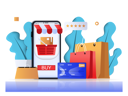 پیش‌نمایش فایل mobile-shopping-6021124 از پک متنوع و مفهوم
