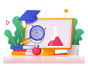 پیش‌نمایش فایل online-education-6021123 از پک متنوع و مفهوم