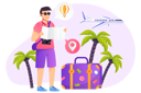 پیش‌نمایش فایل man-holding-traveling-map-6021088 از پک سبک زندگی مردم