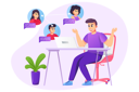 پیش‌نمایش فایل video-conference-6021101 از پک سبک زندگی مردم