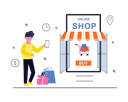 پیش‌نمایش فایل online-shopping-6430725 از پک خرید با موبایل