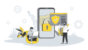 پیش‌نمایش فایل mobile-data-protection-6430944 از پک مجموعه متنوع