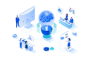 پیش‌نمایش فایل brainstorming-6430905 از پک متنوع – سبک ایزومتریک