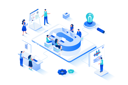 پیش‌نمایش فایل business-meeting-6430906 از پک متنوع – سبک ایزومتریک