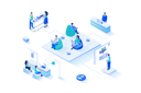 پیش‌نمایش فایل coworking-workplace-6430910 از پک متنوع – سبک ایزومتریک
