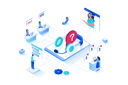 پیش‌نمایش فایل customer-support-6430911 از پک متنوع – سبک ایزومتریک