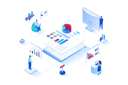 پیش‌نمایش فایل data-analysis-6430912 از پک متنوع – سبک ایزومتریک