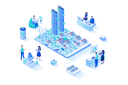 پیش‌نمایش فایل green-city-6430917 از پک متنوع – سبک ایزومتریک