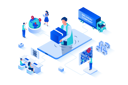 پیش‌نمایش فایل online-delivery-6430921 از پک متنوع – سبک ایزومتریک
