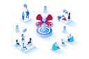 پیش‌نمایش فایل referral-marketing-6430925 از پک متنوع – سبک ایزومتریک