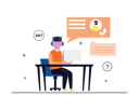 پیش‌نمایش فایل male-call-center-agent-on-a-call-6430641 از پک مرکز تماس