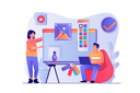 پیش‌نمایش فایل designers-team-create-website-layout-6431011 از پک مجموعه متنوع