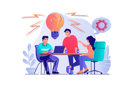 پیش‌نمایش فایل woman-and-man-colleagues-discussing-on-idea-6431006 از پک مجموعه متنوع