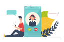پیش‌نمایش فایل call-center-6991236 از پک حرفه