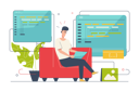 پیش‌نمایش فایل man-developer-working-on-project-6991249 از پک حرفه