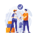پیش‌نمایش فایل delivery-woman-delivering-package-6991938 از پک تحویل