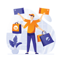 پیش‌نمایش فایل deliveryman-delivering-food-6991944 از پک تحویل