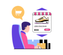 پیش‌نمایش فایل boy-doing-online-shoes-shopping-8602664 از پک خرید