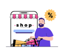 پیش‌نمایش فایل online-shopping-sale-8602660 از پک خرید