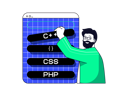پیش‌نمایش فایل bead-man-arranging-programming-language-8566343 از پک نرم‌افزار برنامه‌نویسی