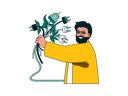پیش‌نمایش فایل beard-man-holding-power-plugs-in-hands-8566366 از پک ذخیره و زمین