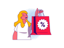 پیش‌نمایش فایل happy-girl-holding-shopping-bag-8566424 از پک خرید