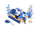 پیش‌نمایش فایل people-reading-different-books-9746799 از پک حرفه