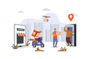 پیش‌نمایش فایل client-using-shipping-service-9746649 از پک فعالیت افراد