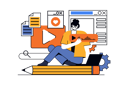 پیش‌نمایش فایل female-content-manager-9957241 از پک تکنولوژی