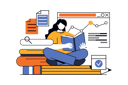 پیش‌نمایش فایل female-student-reads-books-9957253 از پک تکنولوژی
