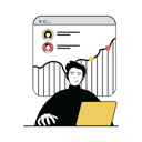 پیش‌نمایش فایل man-doing-digital-marketing-analytics-10004594 از پک بازاریابی دیجیتال