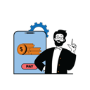 پیش‌نمایش فایل beard-man-showing-online-payment-process-10191024 از پک بانکداری موبایل