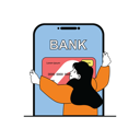 پیش‌نمایش فایل girl-doing-card-payment-10191003 از پک بانکداری موبایل