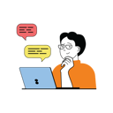 پیش‌نمایش فایل freelancer-doing-conversation-on-laptop-10190973 از پک فریلنسری