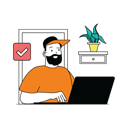 پیش‌نمایش فایل freelancer-doing-online-work-10190967 از پک فریلنسری
