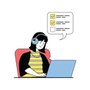 پیش‌نمایش فایل freelancing-girl-working-on-laptop-10190962 از پک فریلنسری
