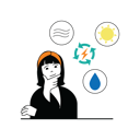 پیش‌نمایش فایل girl-thinking-about-renewable-sources-of-energy-10190947 از پک انرژی سبز