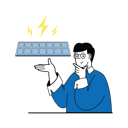 پیش‌نمایش فایل man-demonstrating-solar-panel-10190934 از پک انرژی سبز